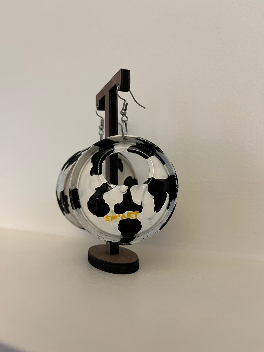 "Boucles d'oreilles URBANCAN - Bijoux recyclés en capsules de canettes | Fait main"