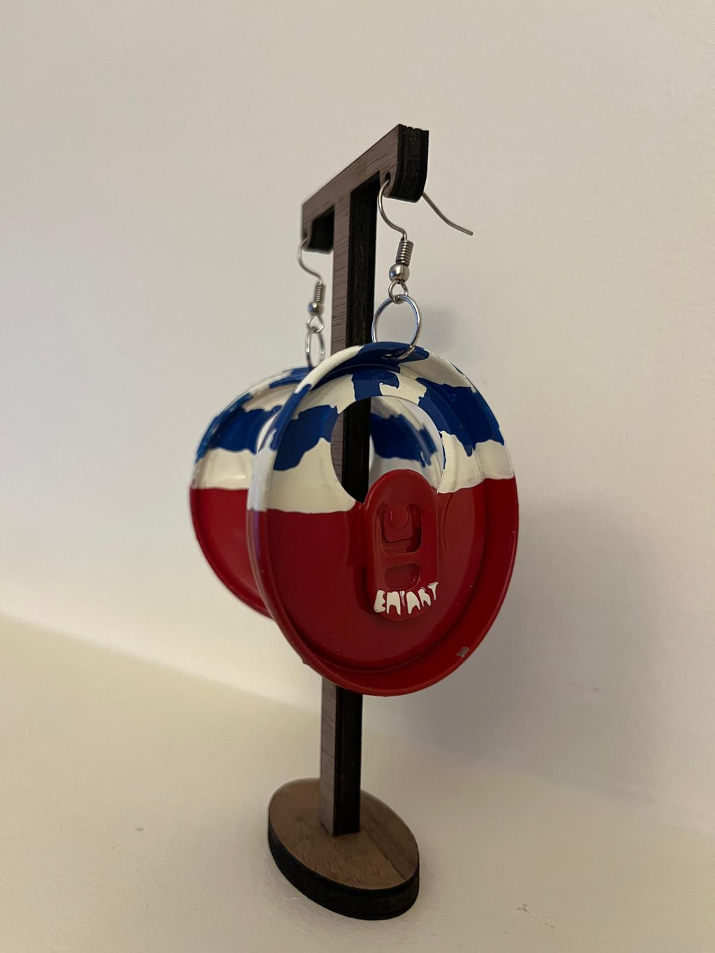 "Boucles d'oreilles URBANCAN - Bijoux recyclés en capsules de canettes | Fait main"